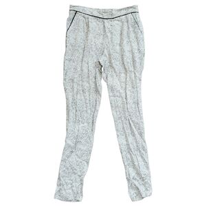 See U Soon White Black Tapered Pants Size 2